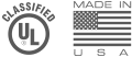 UL classified & Made in USA