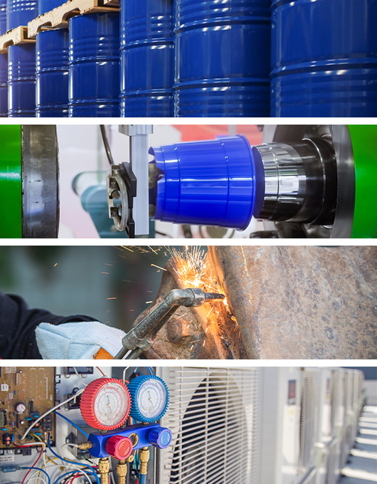 Various industrial applications of propylene gas